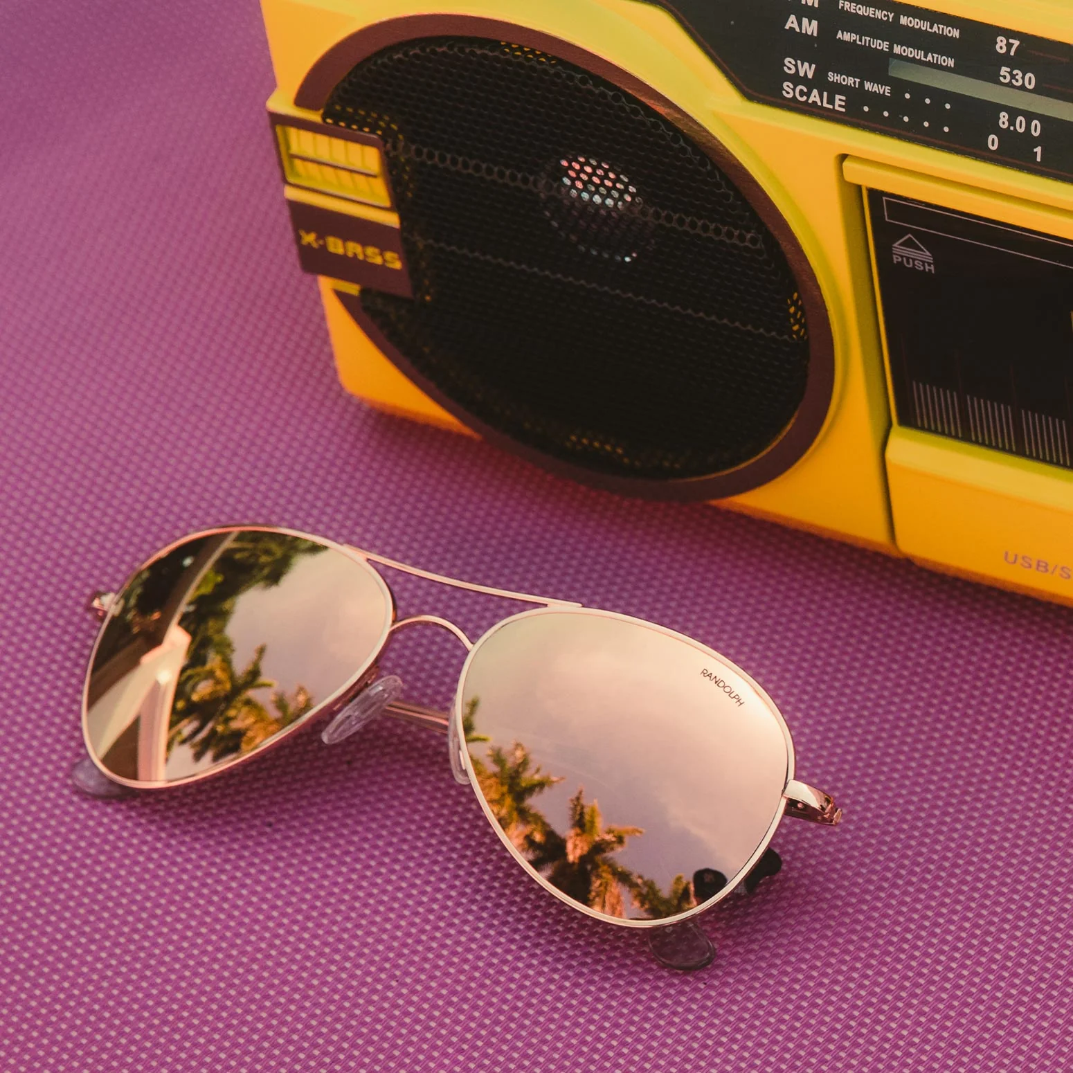 Amelia - 22k Rose Gold & Rose Gold - Prescription Sunglasses - Image 3