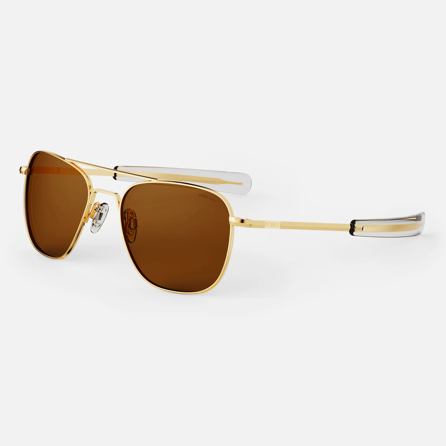 Aviator - 23k Gold & American Tan - Prescription Sunglasses - Image 3