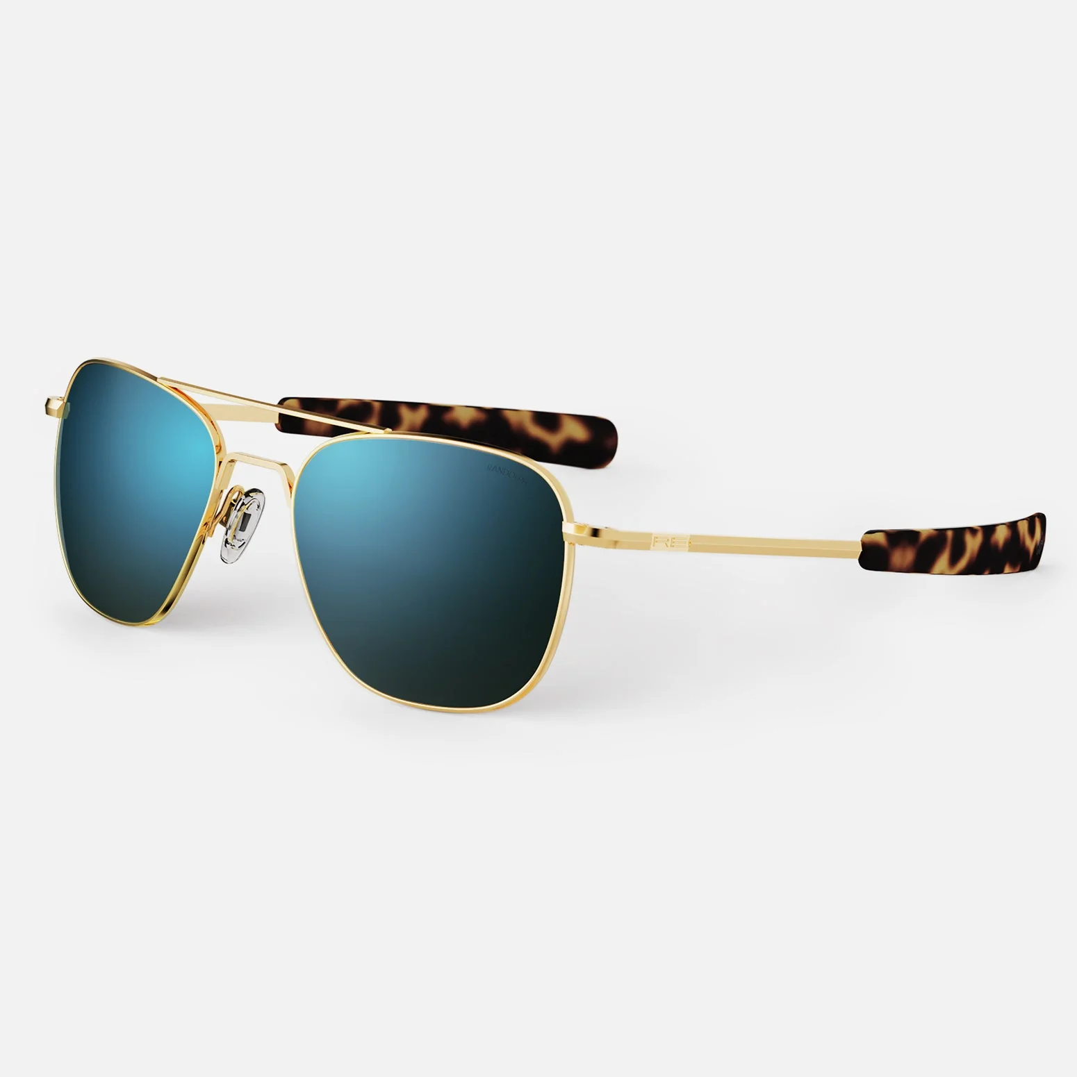 Aviator - 23k Gold & Cobalt - Prescription Sunglasses - Image 3