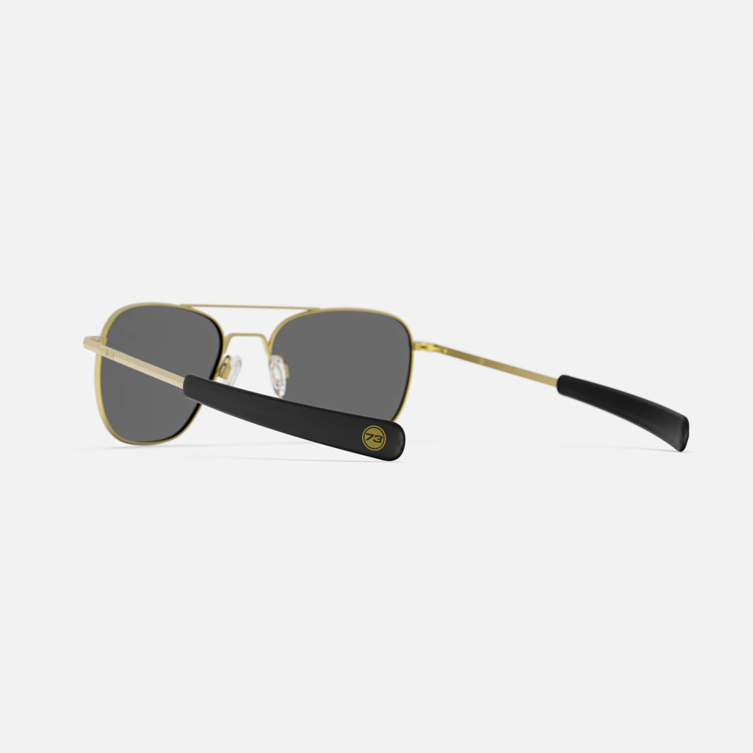 Aviator - 23k Satin Gold & Apex Gray - Image 5