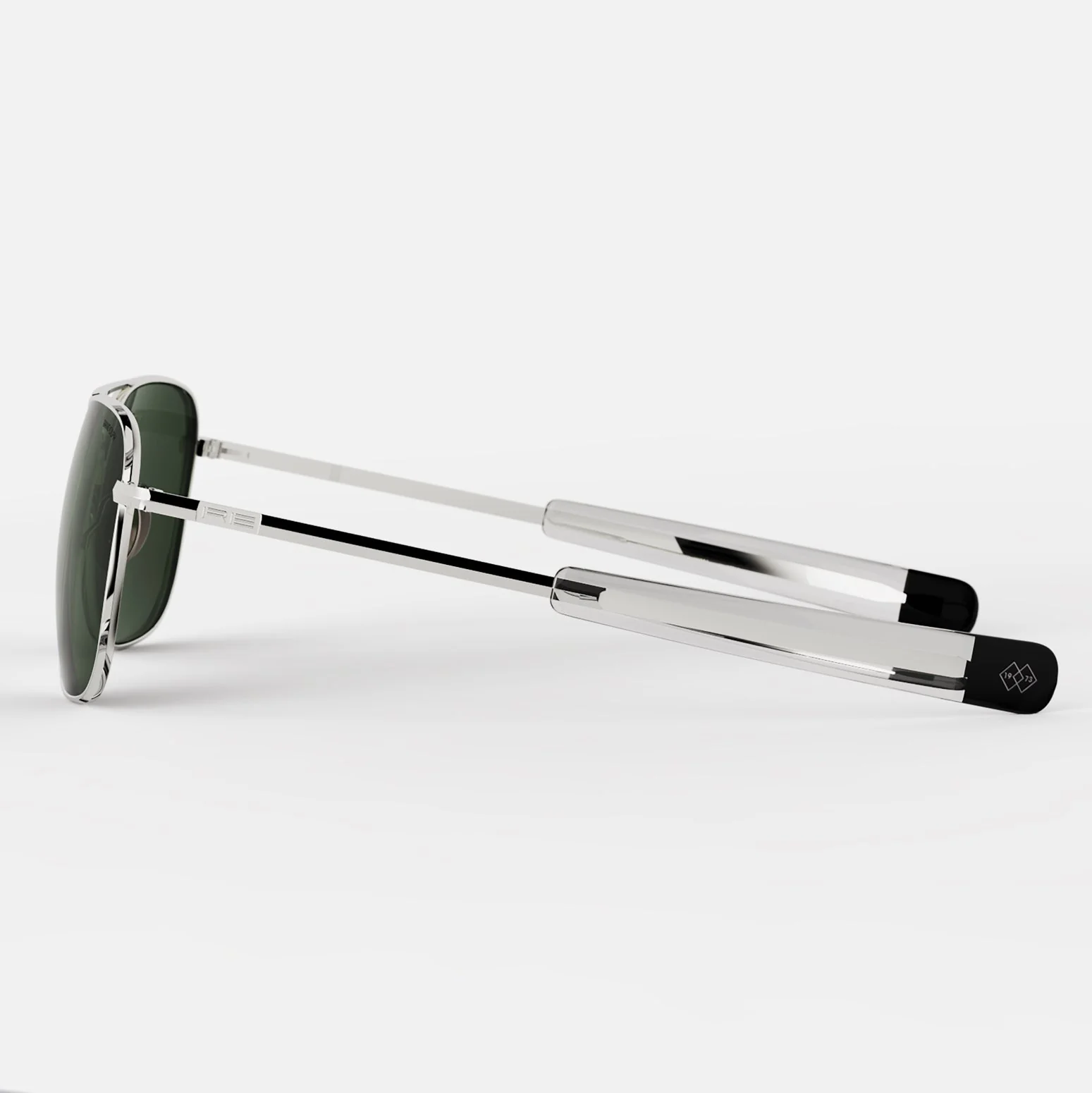 Aviator - 23k White Gold & AGX - Prescription Sunglasses - Image 3