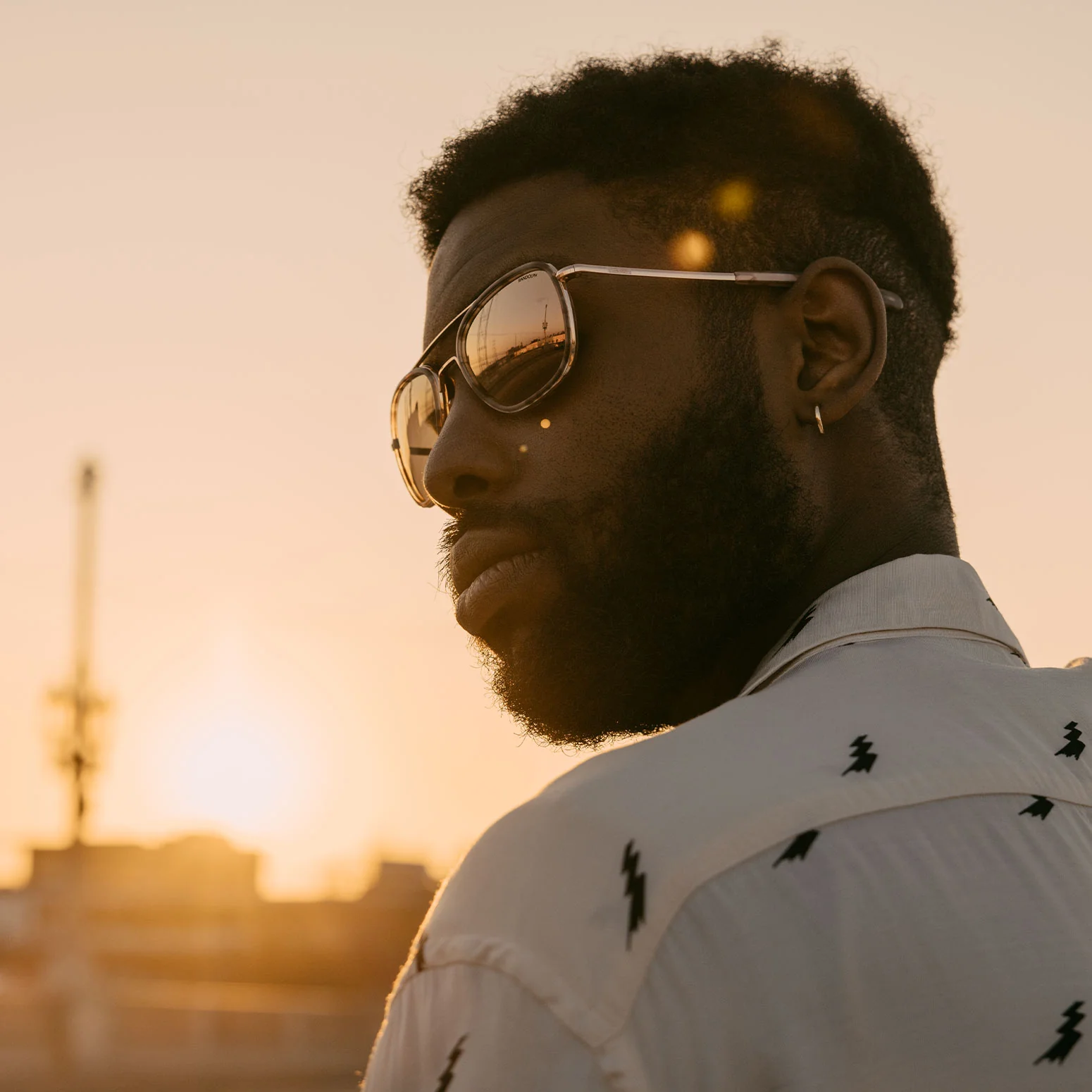 Aviator Fusion - 22k Rose Gold & Rose Tortoise Inlay & Rose Gold - Image 5