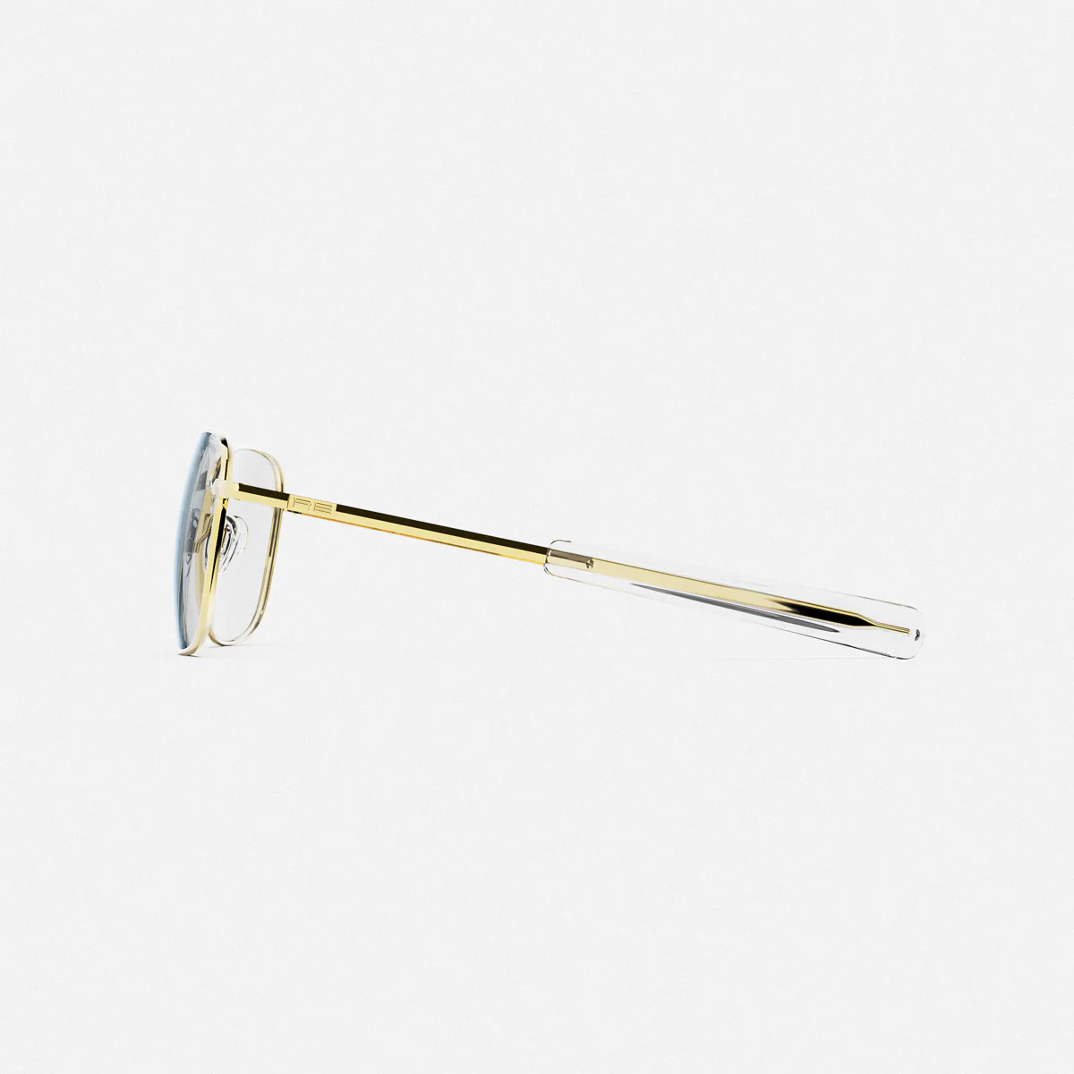 Aviator - Military Special Edition - 23k Gold & Clear - Prescription Eyewear - Image 3
