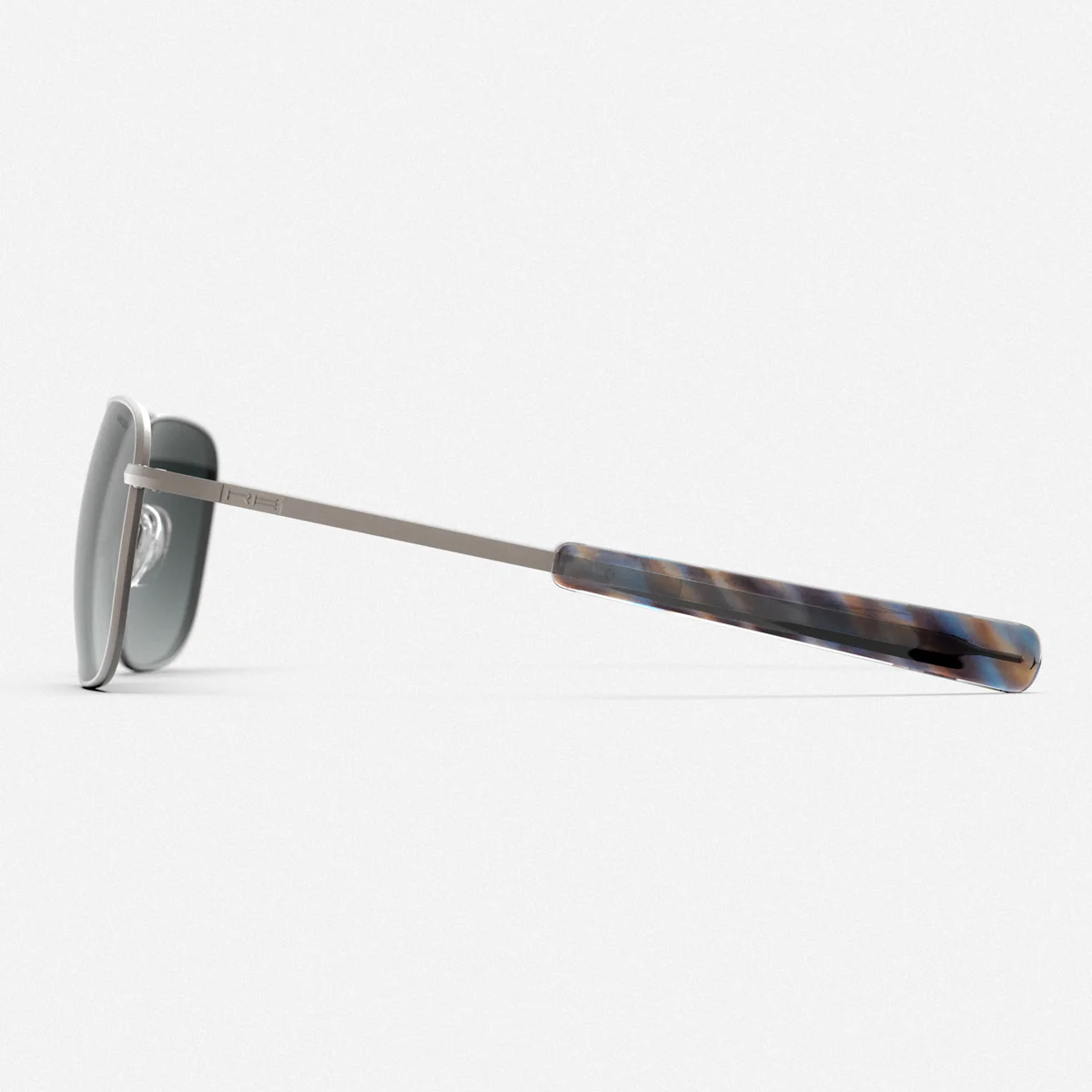 Aviator - Satin Gunmetal & Slate - Prescription Sunglasses - Image 3