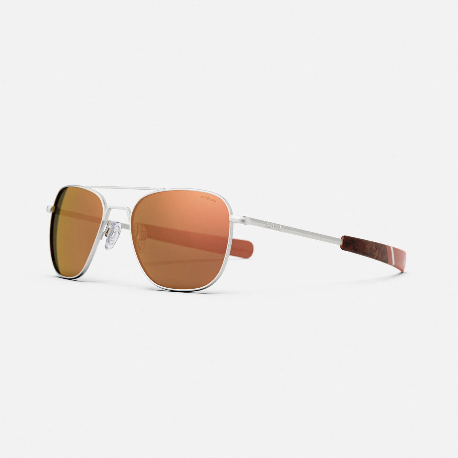 Aviator - Satin Silver & Rose Gold Mirror - Image 3