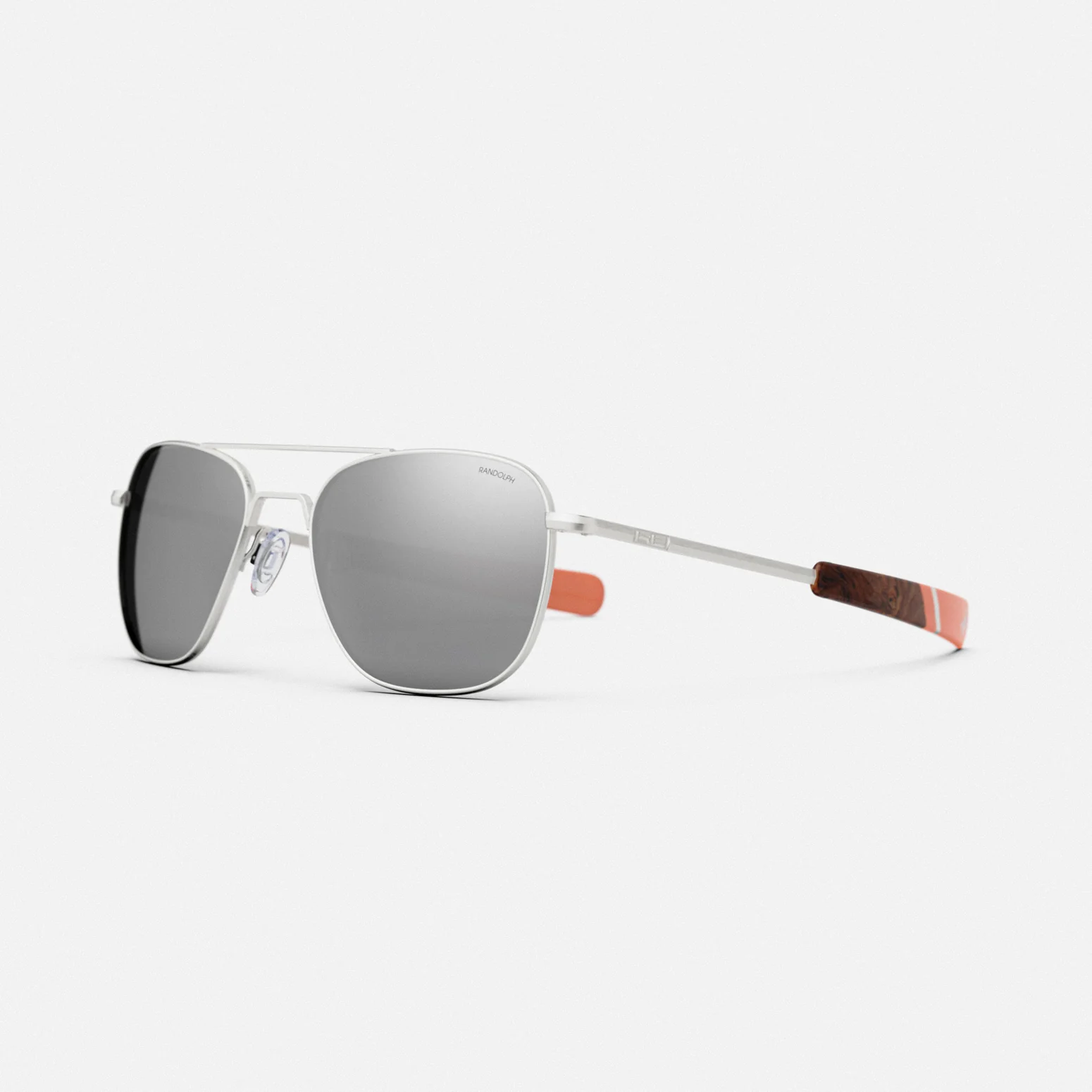 Aviator - Satin Silver & Silver Mirror - Image 3