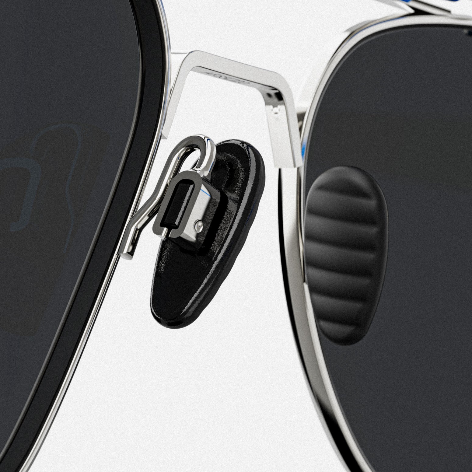 Black Nose Pads with Ridges - Image 3