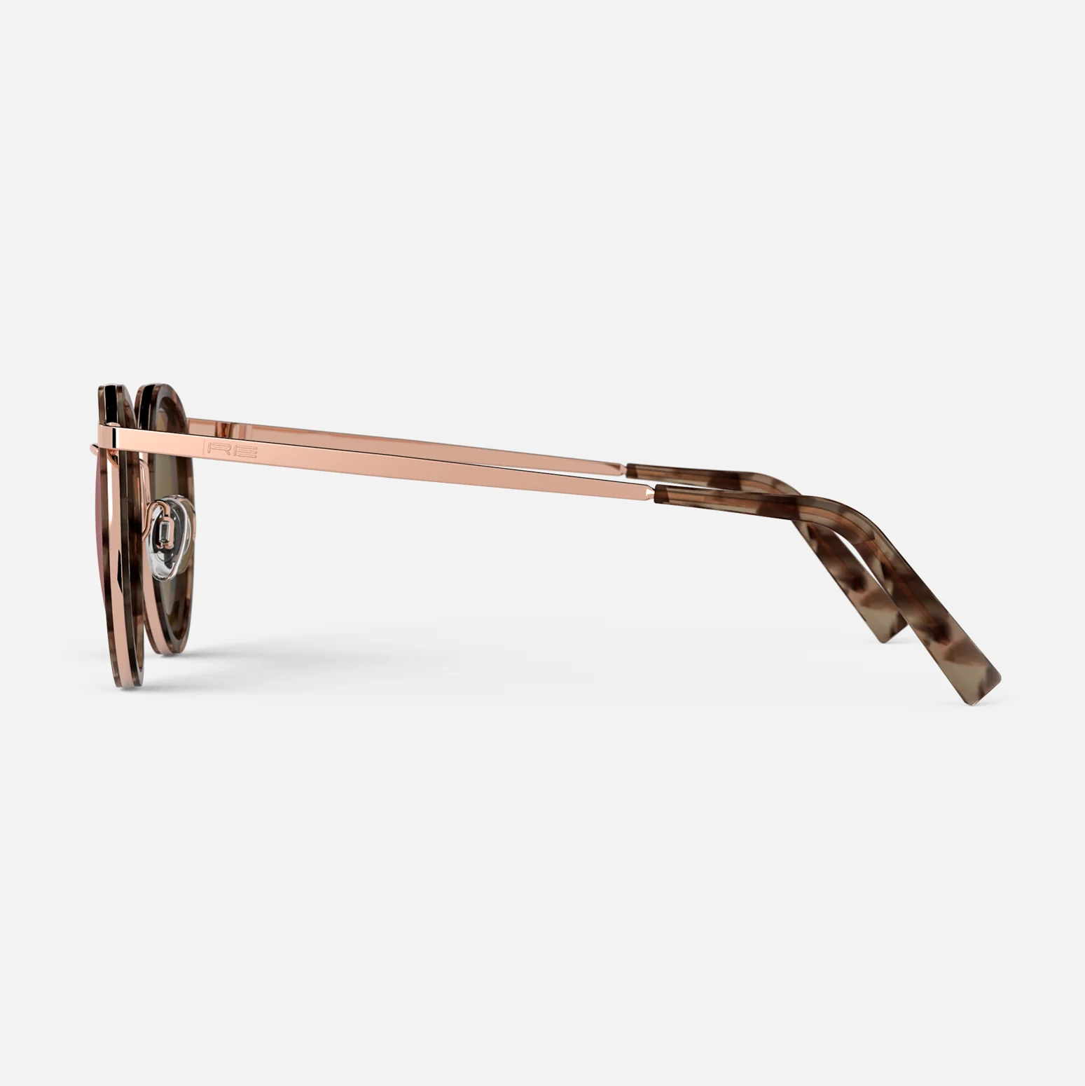 P3 Fusion - 22k Rose Gold & Rose Tortoise Inlay & Rose Gold - Image 3
